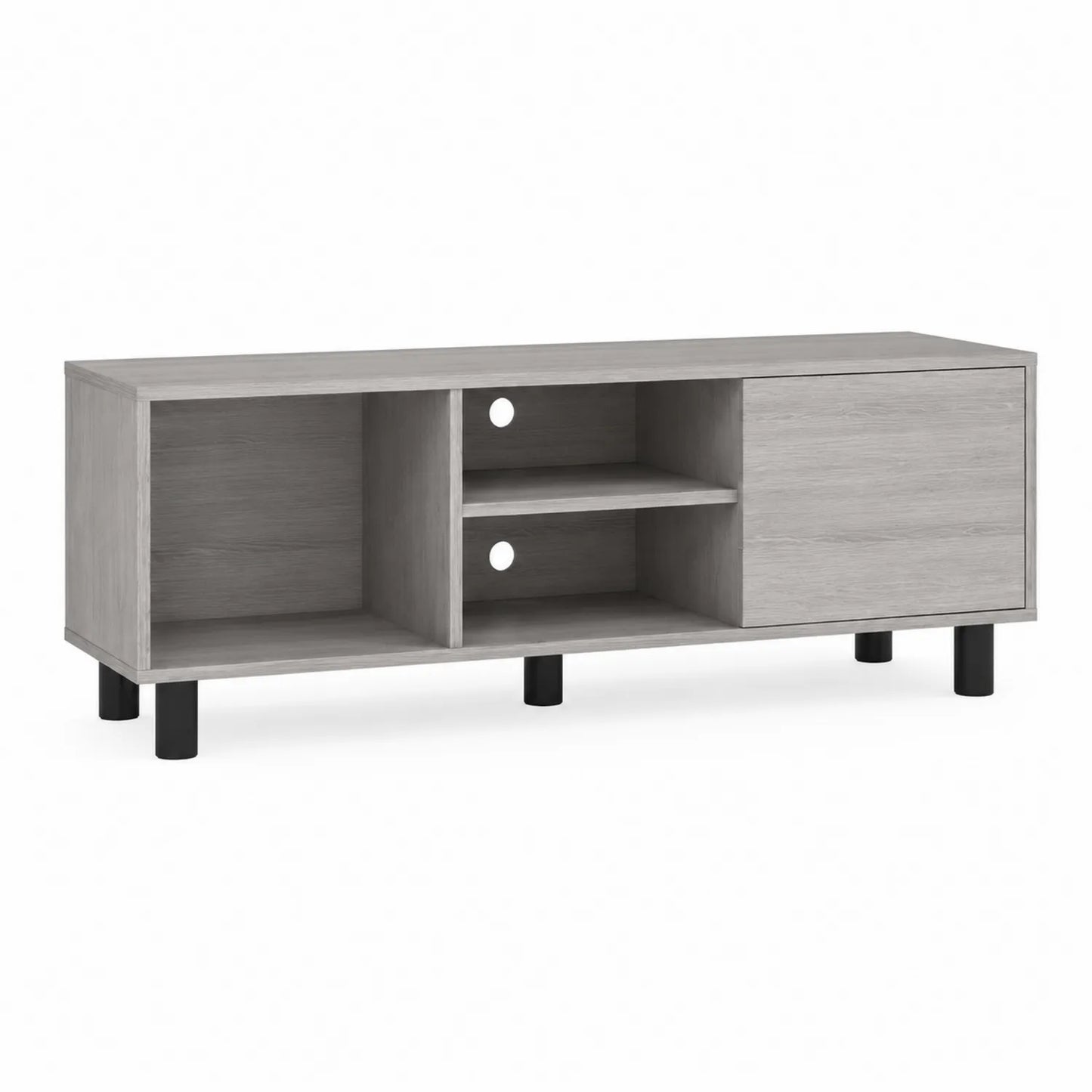 Szafka RTV z płyty MDF 120x40x50 cm Szary