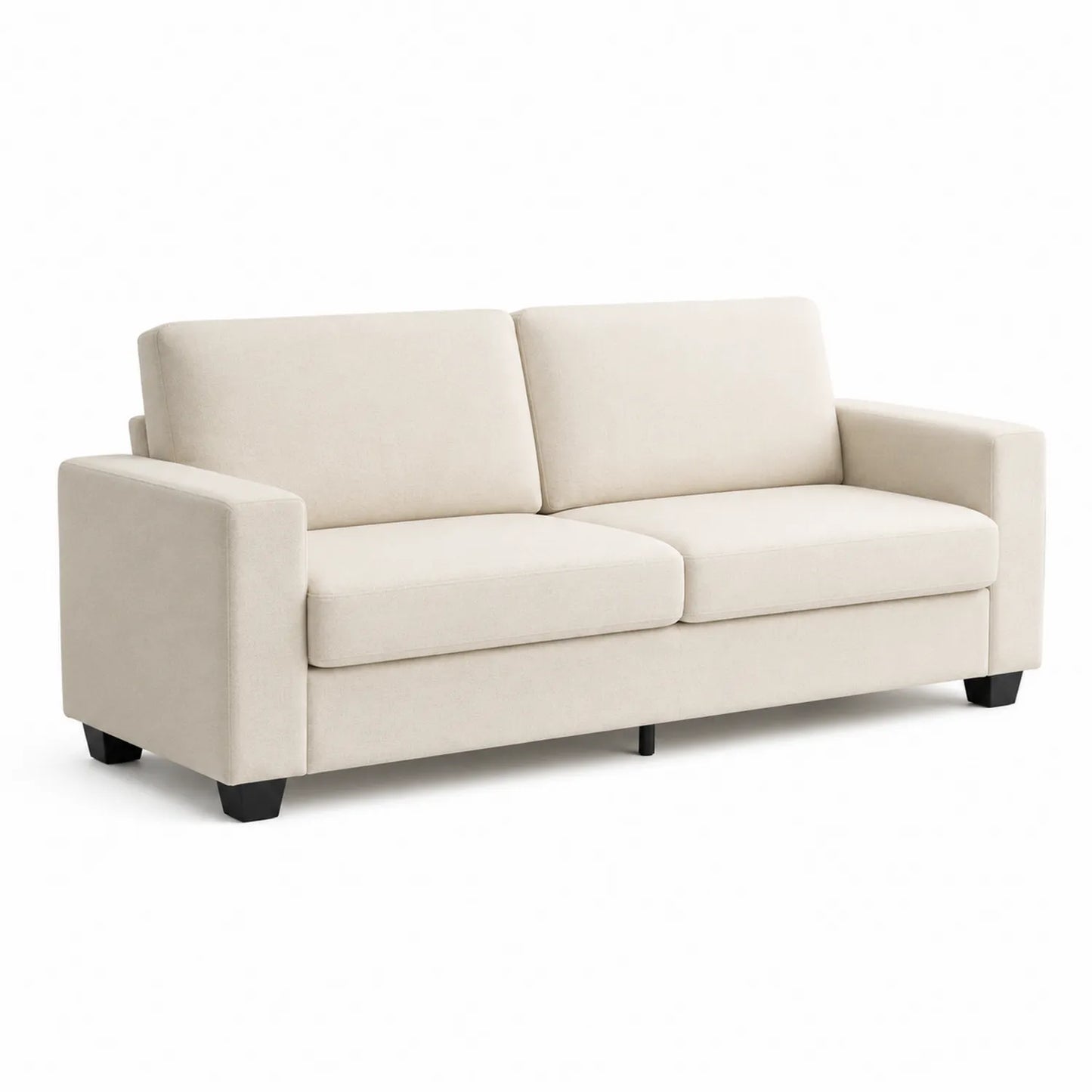 Sofa 3-osobowa z tkaniny bawełnianej 200 cm